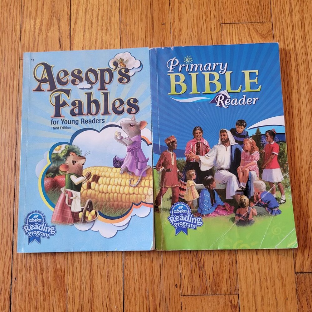 Abeka Aesops Fables‎ Primary Bible Reader Books Home School Readers